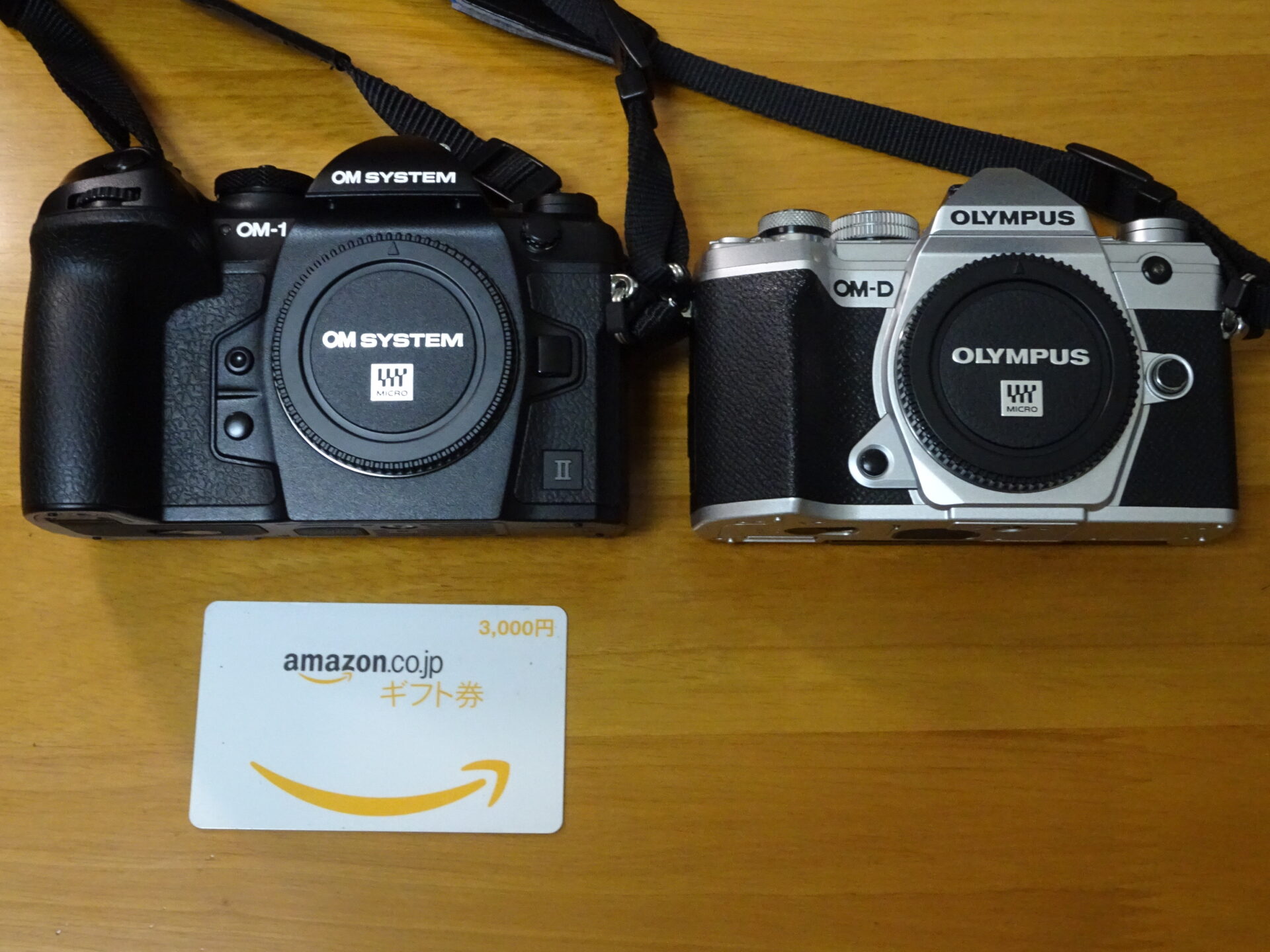 OM-1 MarkIIとEM5 MarkIIIの大きさ比較